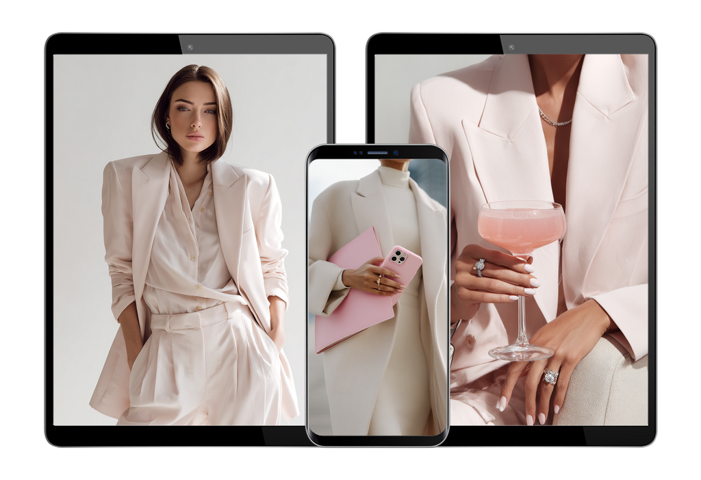 Blush Boss Collection | 50 Luxury Editorial Visuals