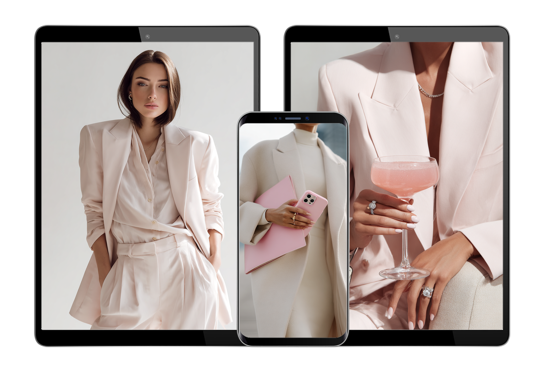 Blush Boss Collection | 50 Luxury Editorial Visuals