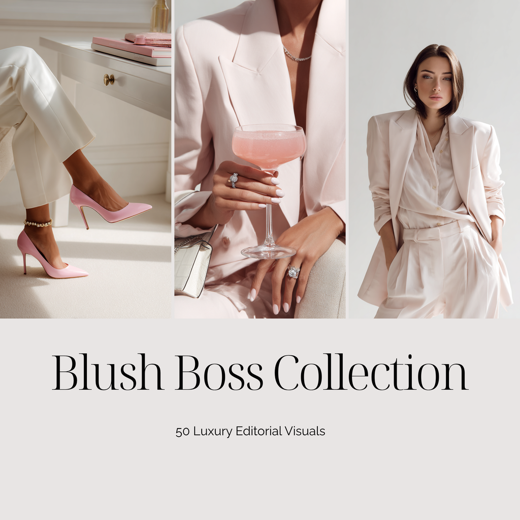Blush Boss Collection | 50 Luxury Editorial Visuals