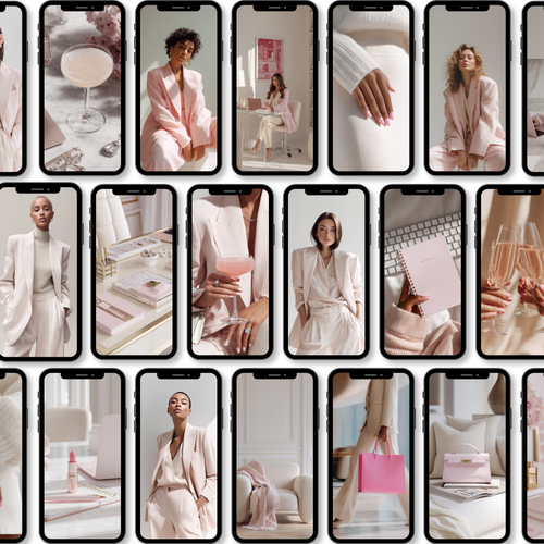 Blush Boss Collection | 50 Luxury Editorial Visuals