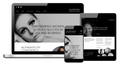 Showit business coach website template, with a grey, black and white theme.