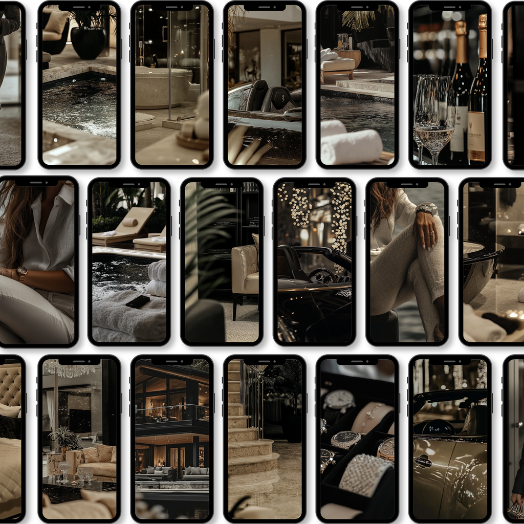 Luxe Living Collection | 80 Luxury Living Visuals
