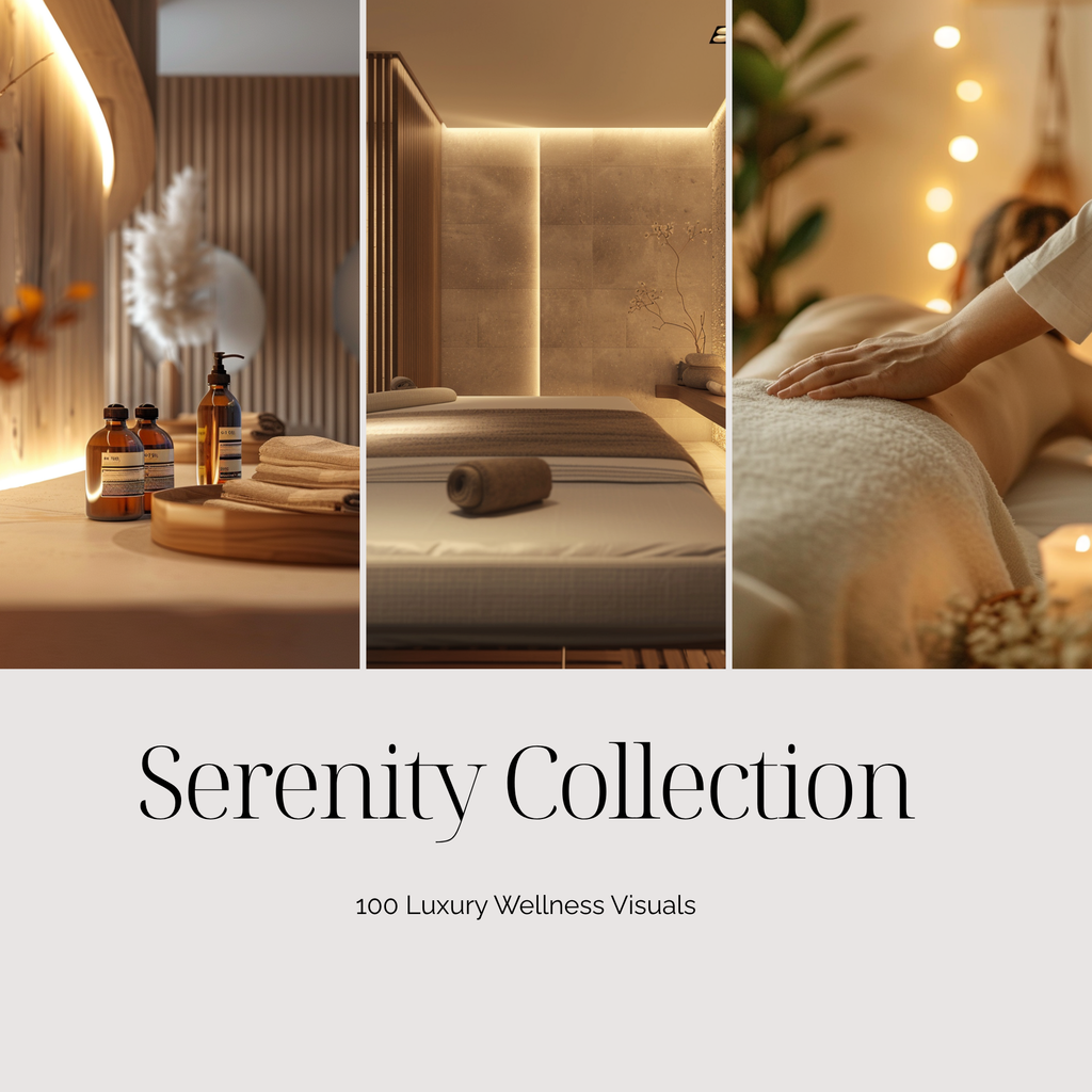 Serenity Collection | 100 Luxury Wellness Visuals