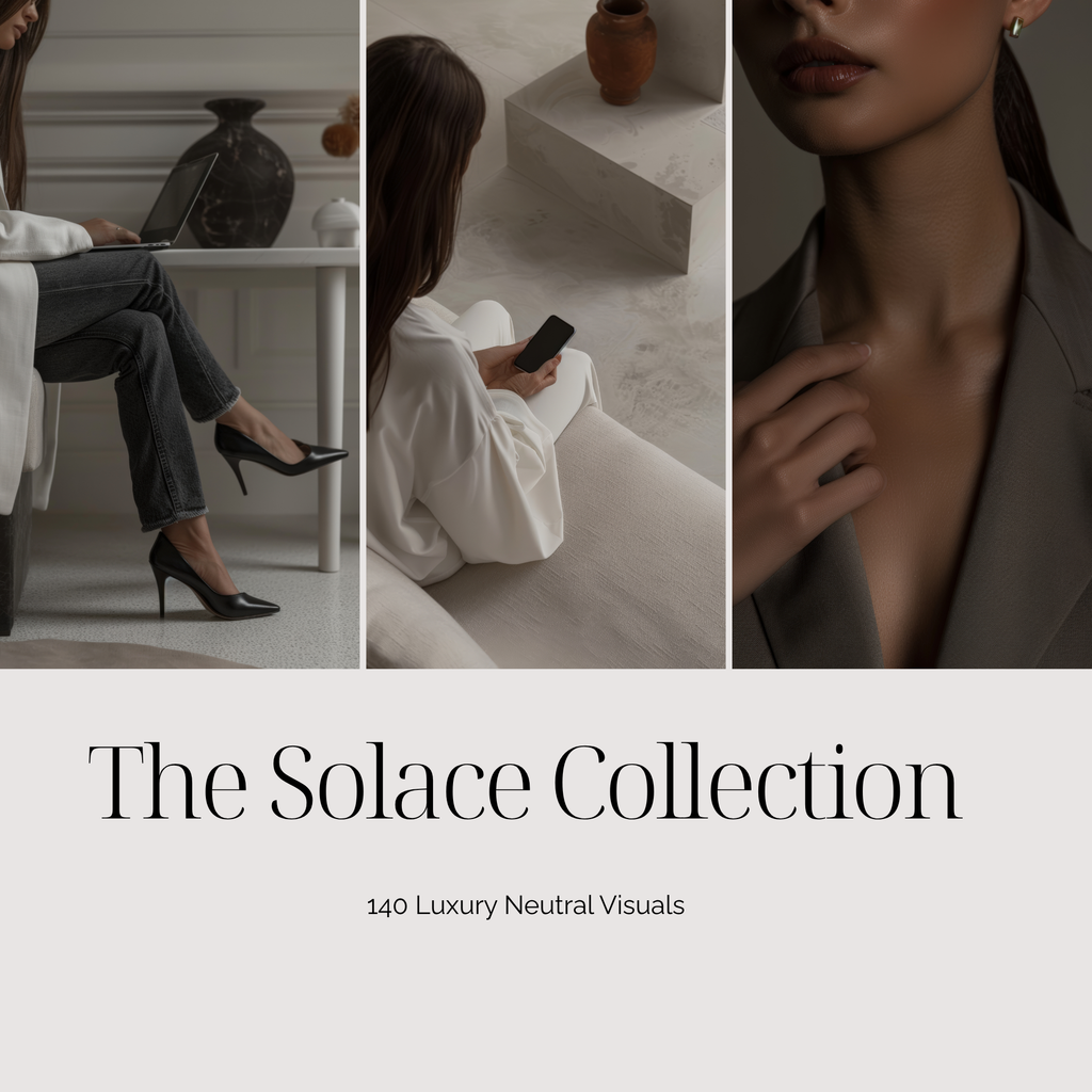 The Solace Collection | 140 Luxury Neutral Visuals